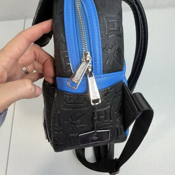 Loungefly Harry Potter Ravenclaw House Plaid‎ Mini Backpack Bag Vegan Leather main image 4
